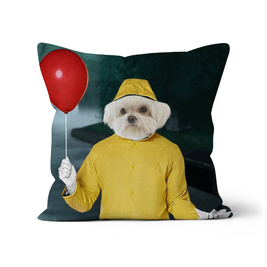 The Georgie (It Movie Inspired): Custom Pet Pillow - Paw & Glory - Dog Portraits - Pet Portraits