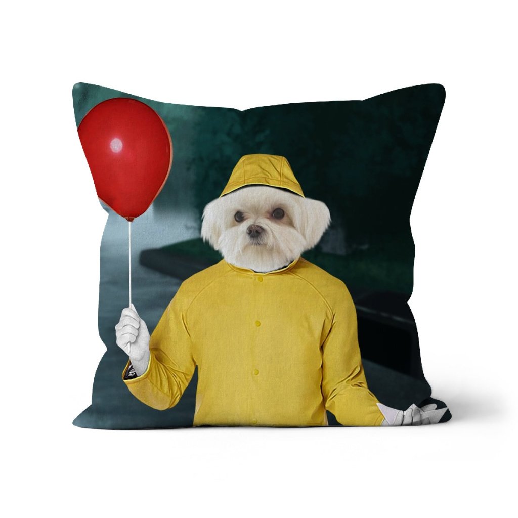 The Georgie (It Movie Inspired): Custom Pet Pillow - Paw & Glory - Dog Portraits - Pet Portraits