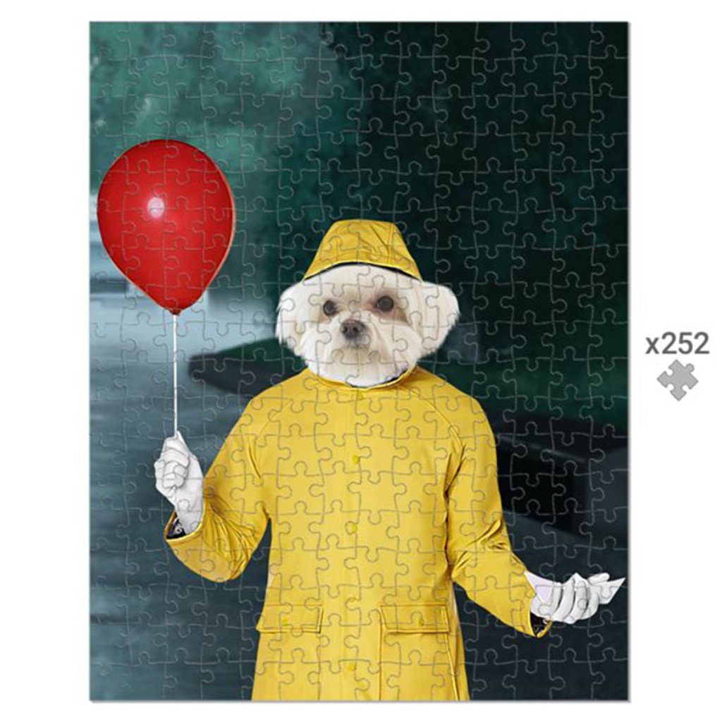 The Georgie (It Movie Inspired): Custom Pet Puzzle - Paw & Glory - Dog Portraits - Pet Portraits