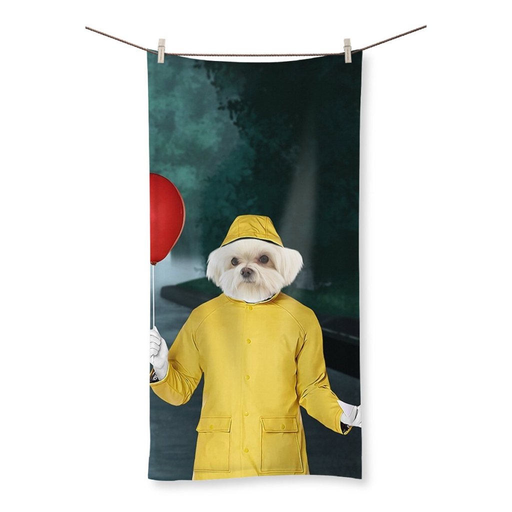 The Georgie (It Movie Inspired): Custom Pet Towel - Paw & Glory - Dog Portraits - Pet Portraits