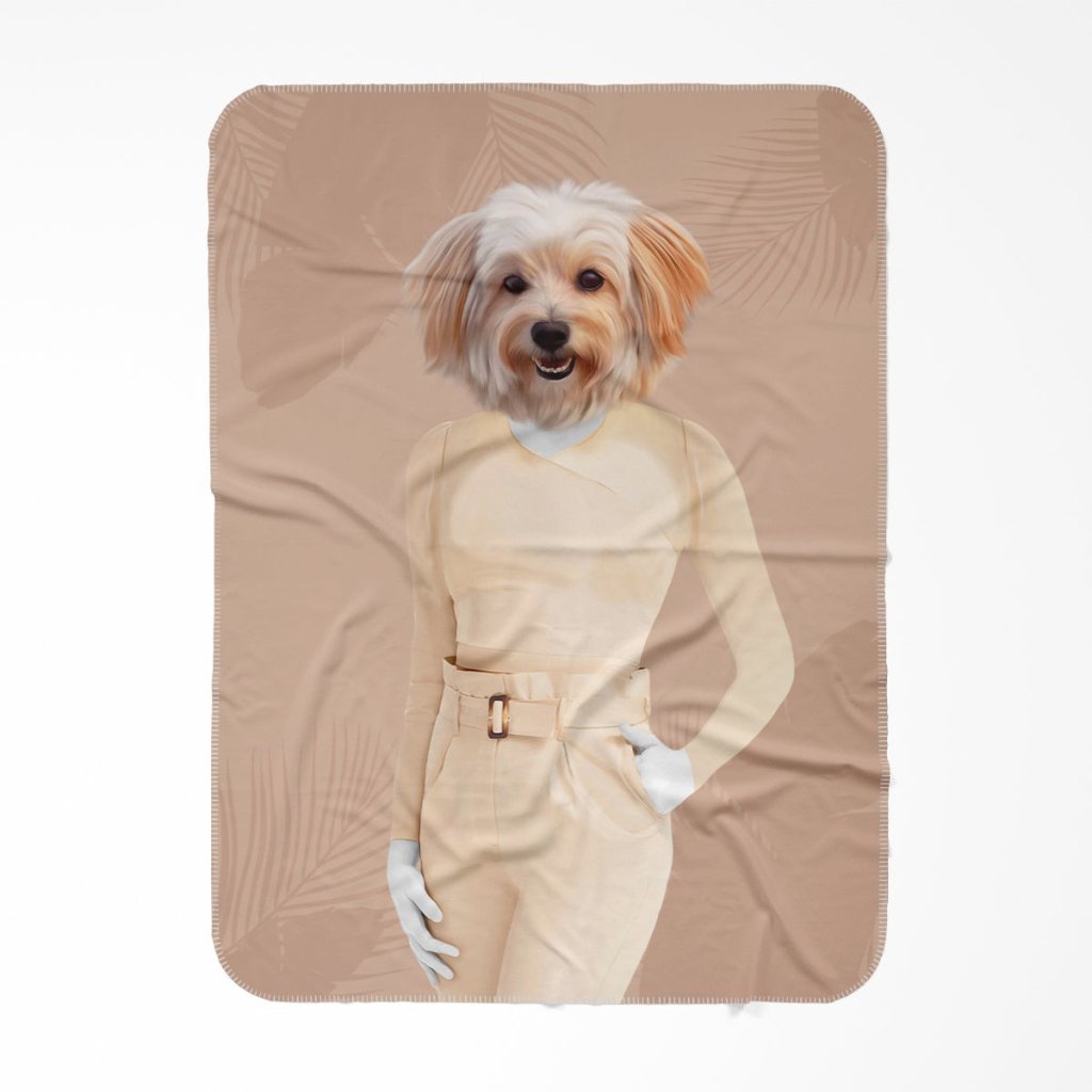 The Gina (Real Housewives of Orange County): Custom Pet Blanket - Paw & Glory - Dog Portraits - Pet Portraits