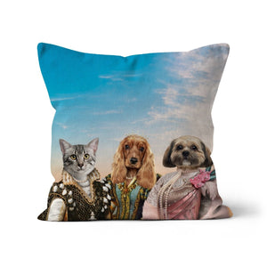 The Girlfriends: Custom Pet Pillow - Paw & Glory - Dog Portraits - Pet Portraits