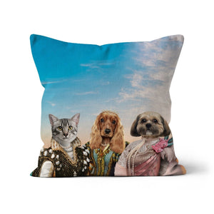 The Girlfriends: Custom Pet Pillow - Paw & Glory - Dog Portraits - Pet Portraits