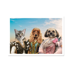 The Girlfriends: Custom Pet Poster - Paw & Glory - Dog Portraits - Pet Portraits