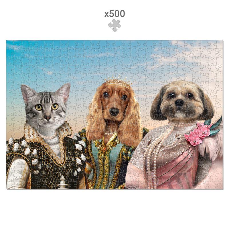 The Girlfriends: Custom Pet Puzzle - Paw & Glory - Dog Portraits - Pet Portraits