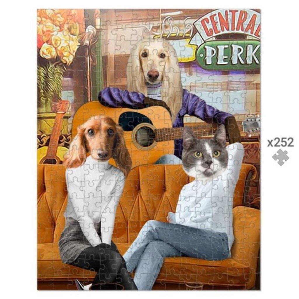 The Girls (Friends Inspired): Custom Pet Puzzle - Paw & Glory - Dog Portraits - Pet Portraits