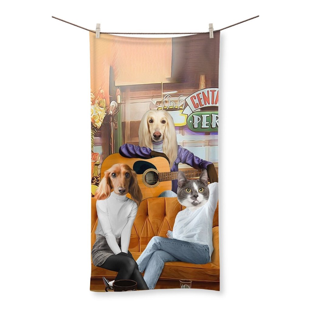 The Girls (Friends Inspired): Custom Pet Towel - Paw & Glory - Dog Portraits - Pet Portraits