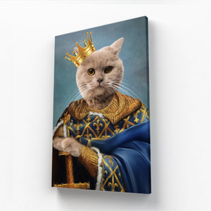 The Golden King: Custom Pet Canvas - Paw & Glory - Dog Portraits - Pet Portraits