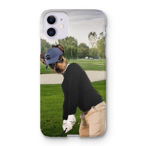 The Golfer: Custom Pet Phone Case - Paw & Glory - Dog Portraits - Pet Portraits