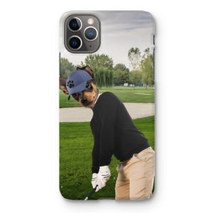 The Golfer: Custom Pet Phone Case - Paw & Glory - Dog Portraits - Pet Portraits