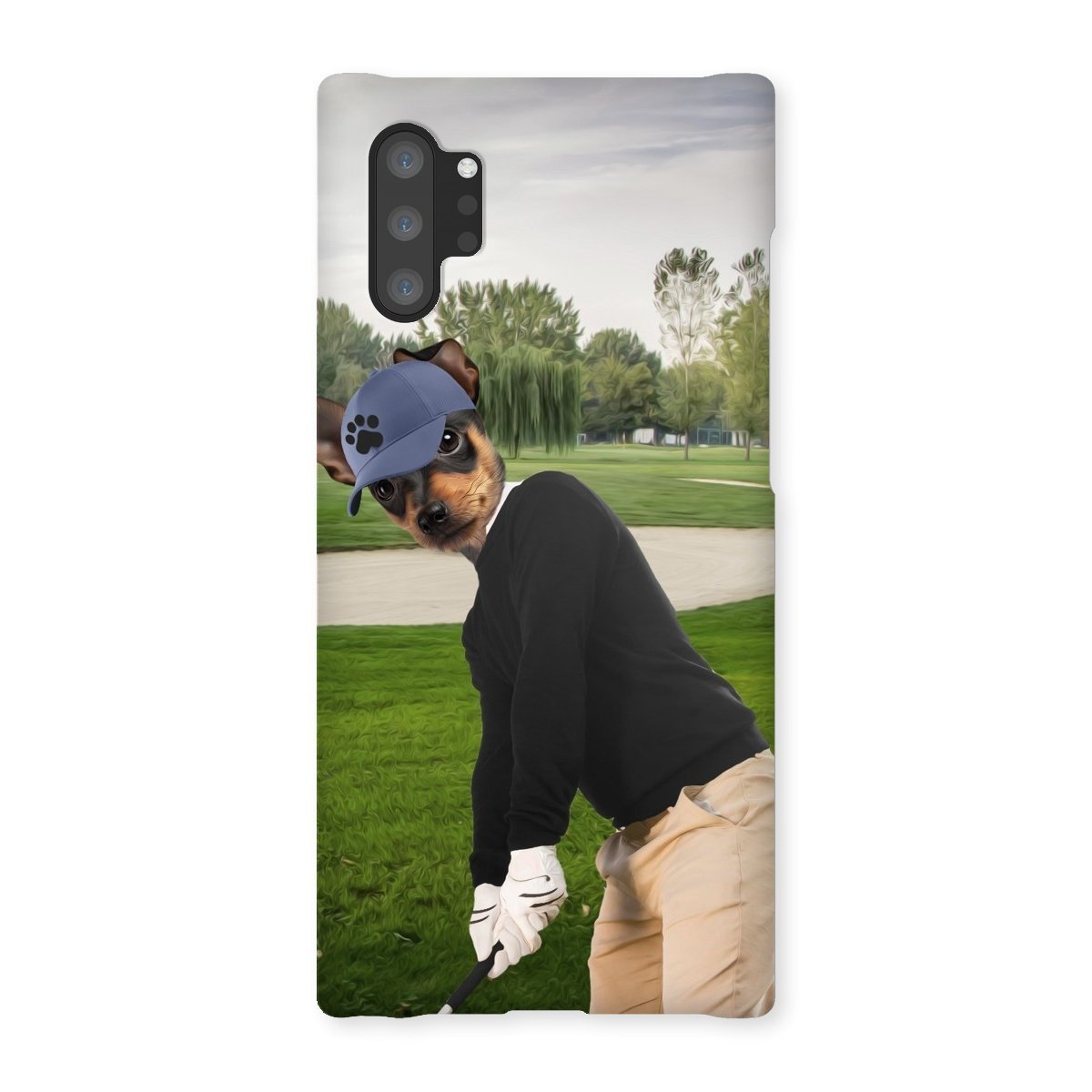 The Golfer: Custom Pet Phone Case - Paw & Glory - Dog Portraits - Pet Portraits