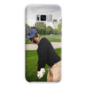 The Golfer: Custom Pet Phone Case - Paw & Glory - Dog Portraits - Pet Portraits