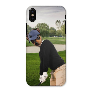 The Golfer: Custom Pet Phone Case - Paw & Glory - Dog Portraits - Pet Portraits