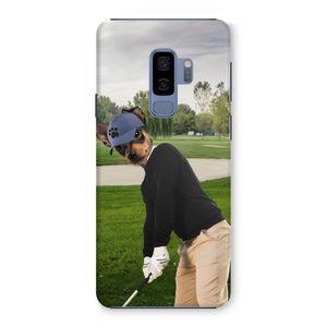 The Golfer: Custom Pet Phone Case - Paw & Glory - Dog Portraits - Pet Portraits