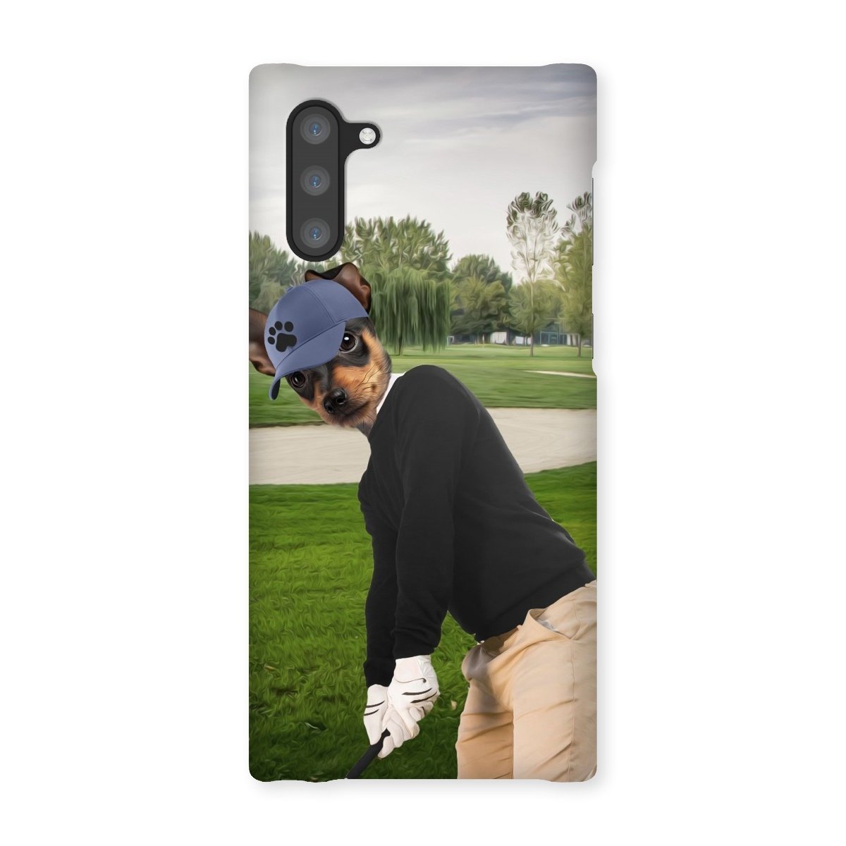 The Golfer: Custom Pet Phone Case - Paw & Glory - Dog Portraits - Pet Portraits