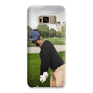 The Golfer: Custom Pet Phone Case - Paw & Glory - Dog Portraits - Pet Portraits