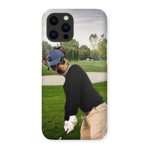 The Golfer: Custom Pet Phone Case - Paw & Glory - Dog Portraits - Pet Portraits