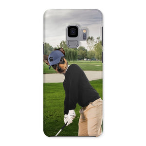 The Golfer: Custom Pet Phone Case - Paw & Glory - Dog Portraits - Pet Portraits