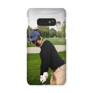 The Golfer: Custom Pet Phone Case - Paw & Glory - Dog Portraits - Pet Portraits