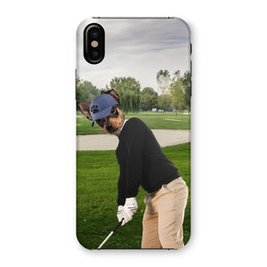 The Golfer: Custom Pet Phone Case - Paw & Glory - Dog Portraits - Pet Portraits