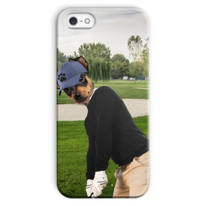 The Golfer: Custom Pet Phone Case - Paw & Glory - Dog Portraits - Pet Portraits