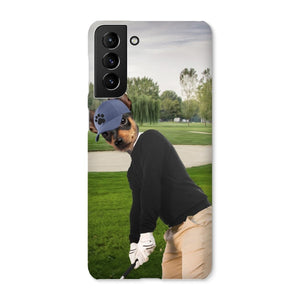 The Golfer: Custom Pet Phone Case - Paw & Glory - Dog Portraits - Pet Portraits