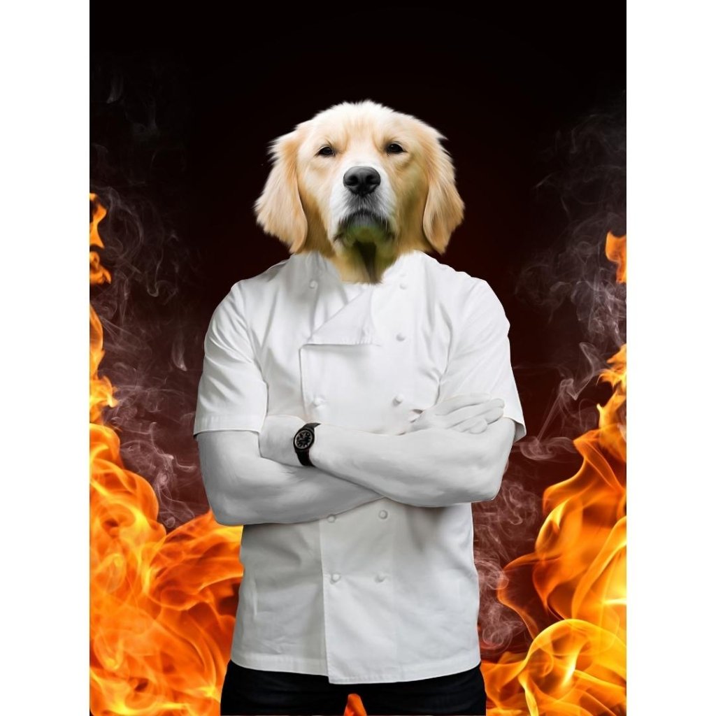 The Gordon Ramsey: Custom Digital Download Pet Portrait - Paw & Glory - Dog Portraits - Pet Portraits