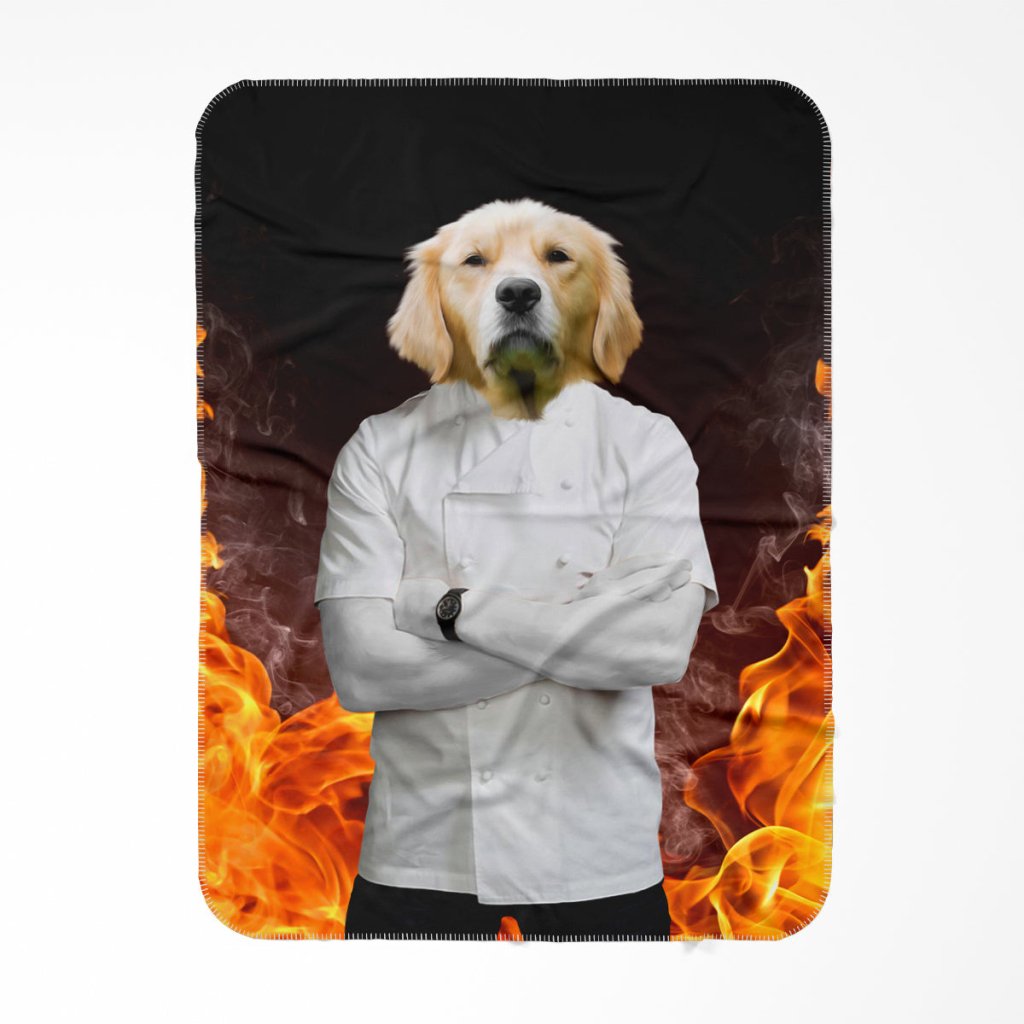 The Gordon Ramsey: Custom Pet Blanket - Paw & Glory - Dog Portraits - Pet Portraits