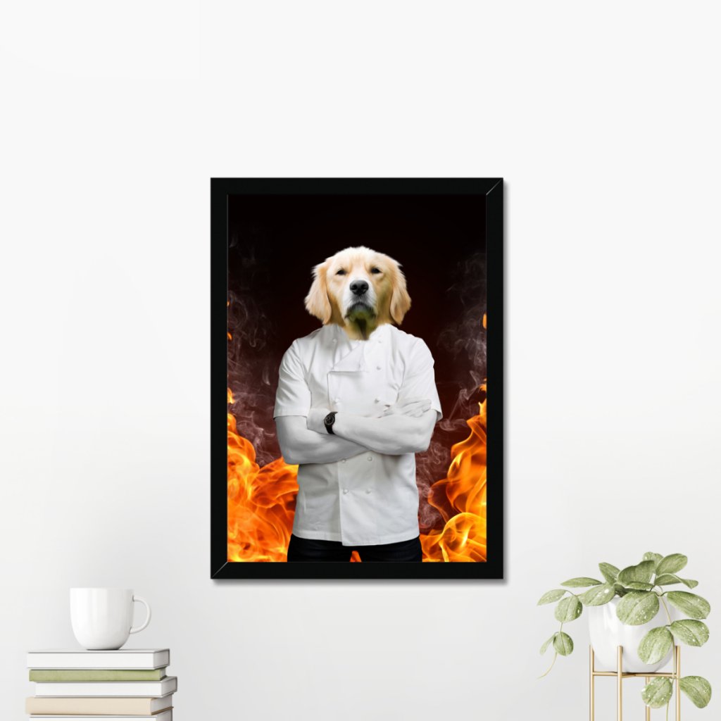 The Gordon Ramsey: Custom Pet Portrait - Paw & Glory - Dog Portraits - Pet Portraits