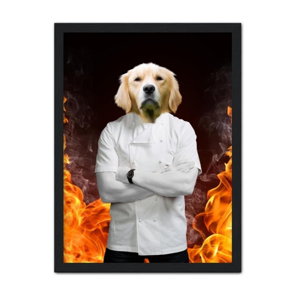 The Gordon Ramsey: Custom Pet Portrait - Paw & Glory - Dog Portraits - Pet Portraits