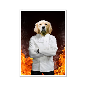 The Gordon Ramsey: Custom Pet Poster - Paw & Glory - Dog Portraits - Pet Portraits