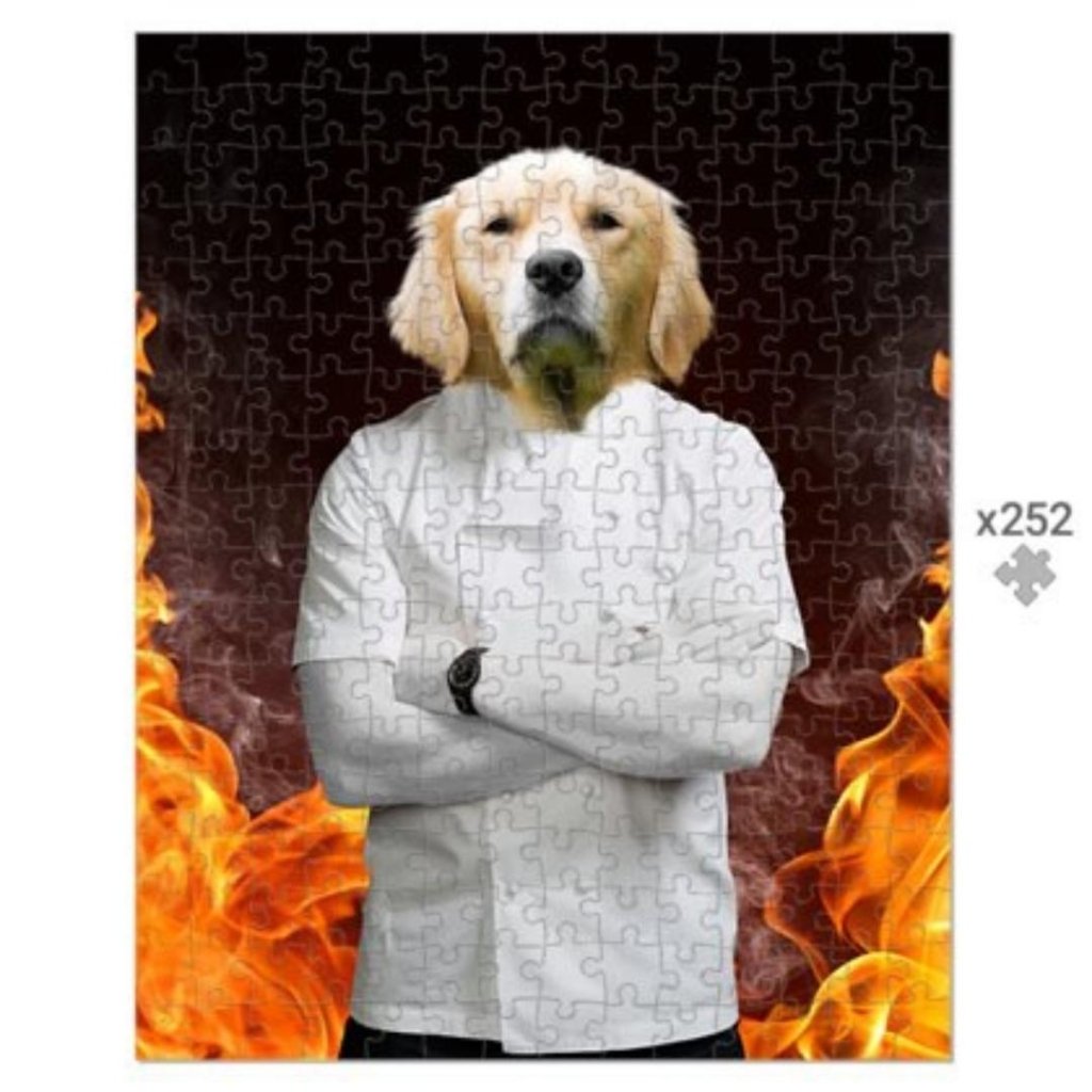 The Gordon Ramsey: Custom Pet Puzzle - Paw & Glory - Dog Portraits - Pet Portraits