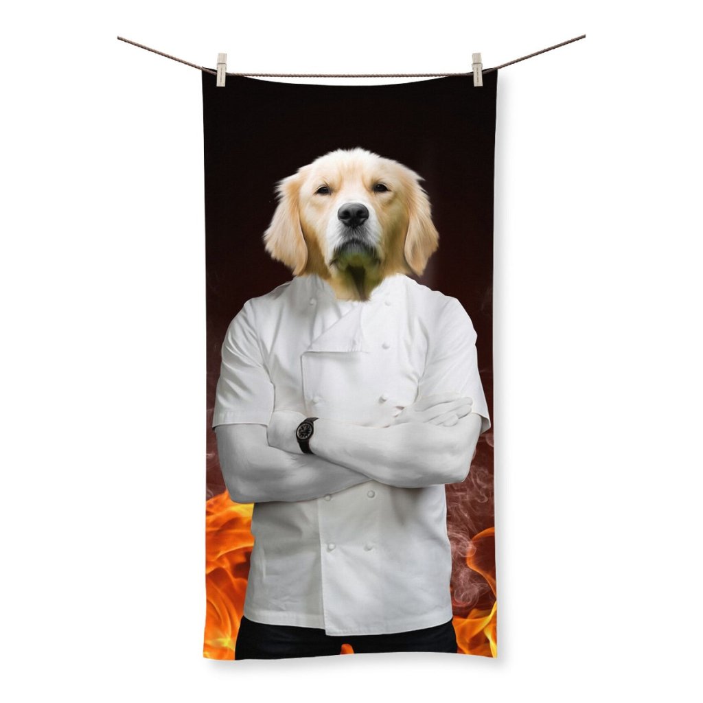 The Gordon Ramsey: Custom Pet Towel - Paw & Glory - Dog Portraits - Pet Portraits