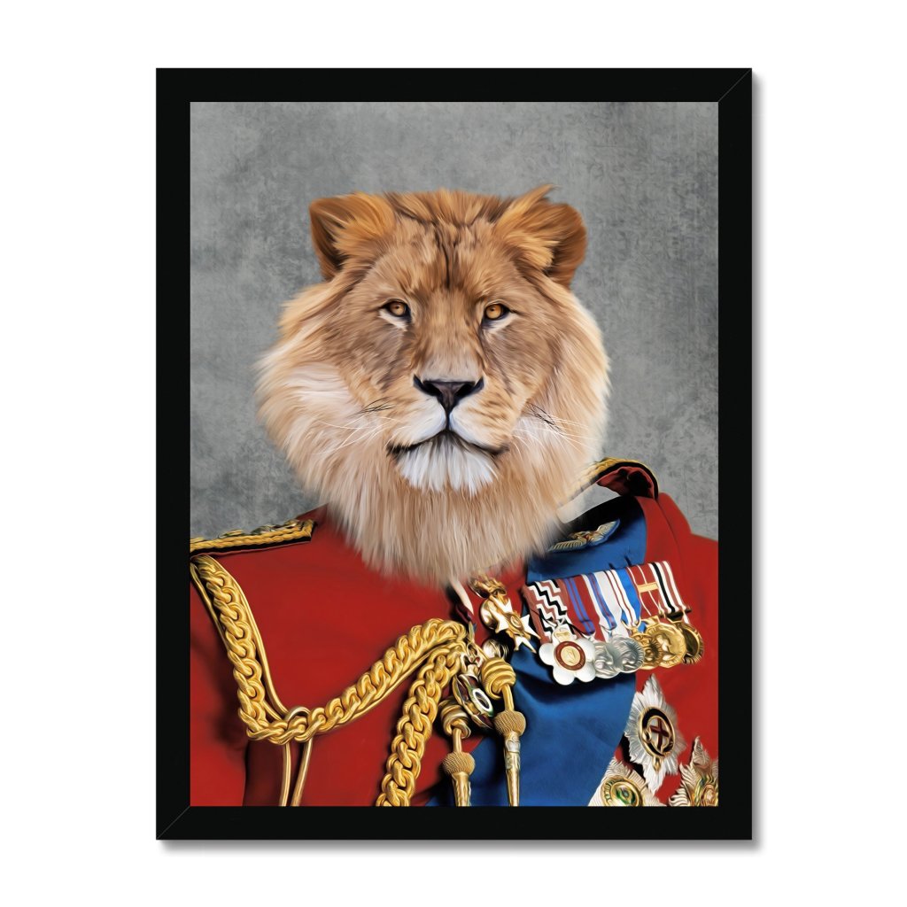 The Governor: Animal Art Framed Portrait - Paw & Glory - Dog Portraits - Pet Portraits