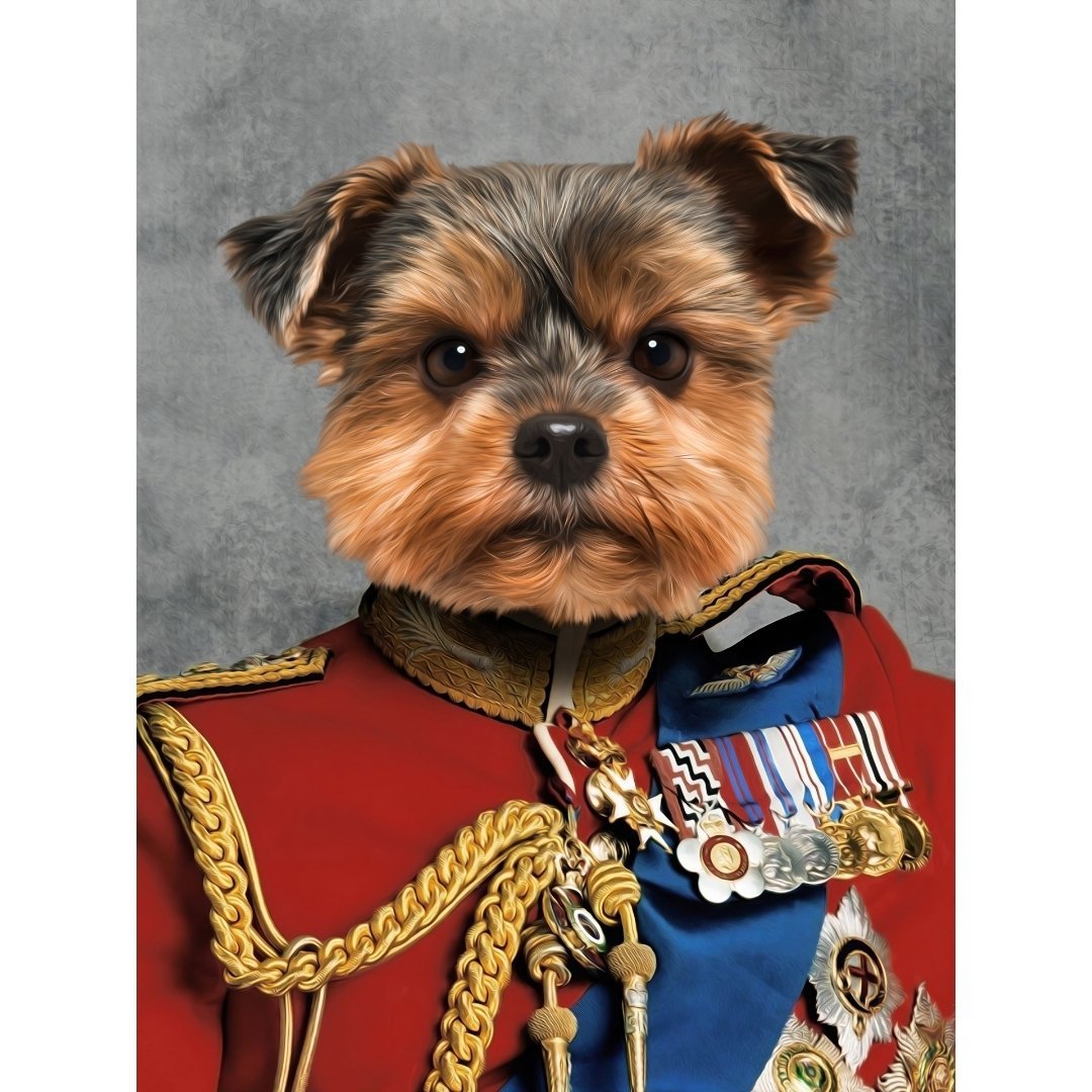 The Governor: Custom Digital Download Pet Portrait - Paw & Glory - Dog Portraits - Pet Portraits