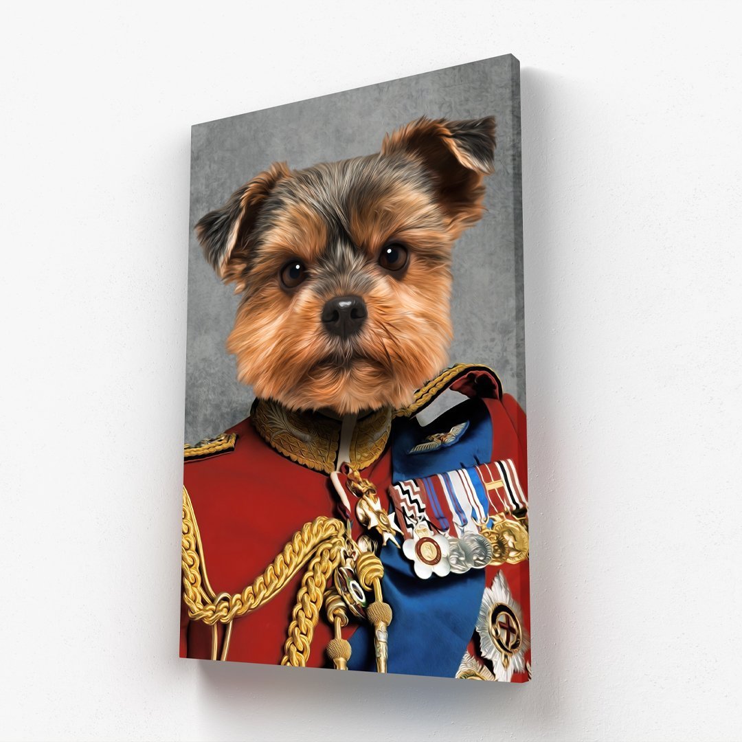 The Governor: Custom Pet Canvas - Paw & Glory - Dog Portraits - Pet Portraits