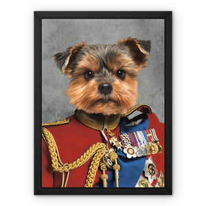 The Governor: Custom Pet Canvas - Paw & Glory - Dog Portraits - Pet Portraits