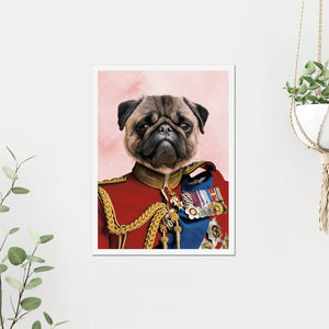 The Governor: Custom Pet Poster - Paw & Glory - Dog Portraits - Pet Portraits