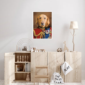 The Governor: Custom Pet Poster - Paw & Glory - Dog Portraits - Pet Portraits