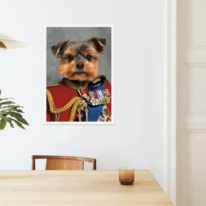 The Governor: Custom Pet Poster - Paw & Glory - Dog Portraits - Pet Portraits