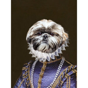 The Grand Duchess: Custom Digital Download Pet Portrait - Paw & Glory - Dog Portraits - Pet Portraits