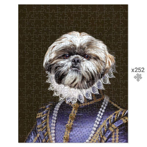 The Grand Duchess: Custom Pet Puzzle - Paw & Glory - Dog Portraits - Pet Portraits