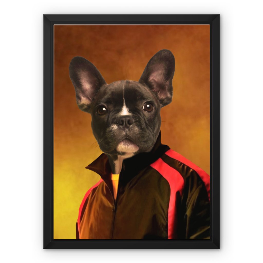 The Gray Man: Custom Pet Canvas - Paw & Glory - Dog Portraits - Pet Portraits