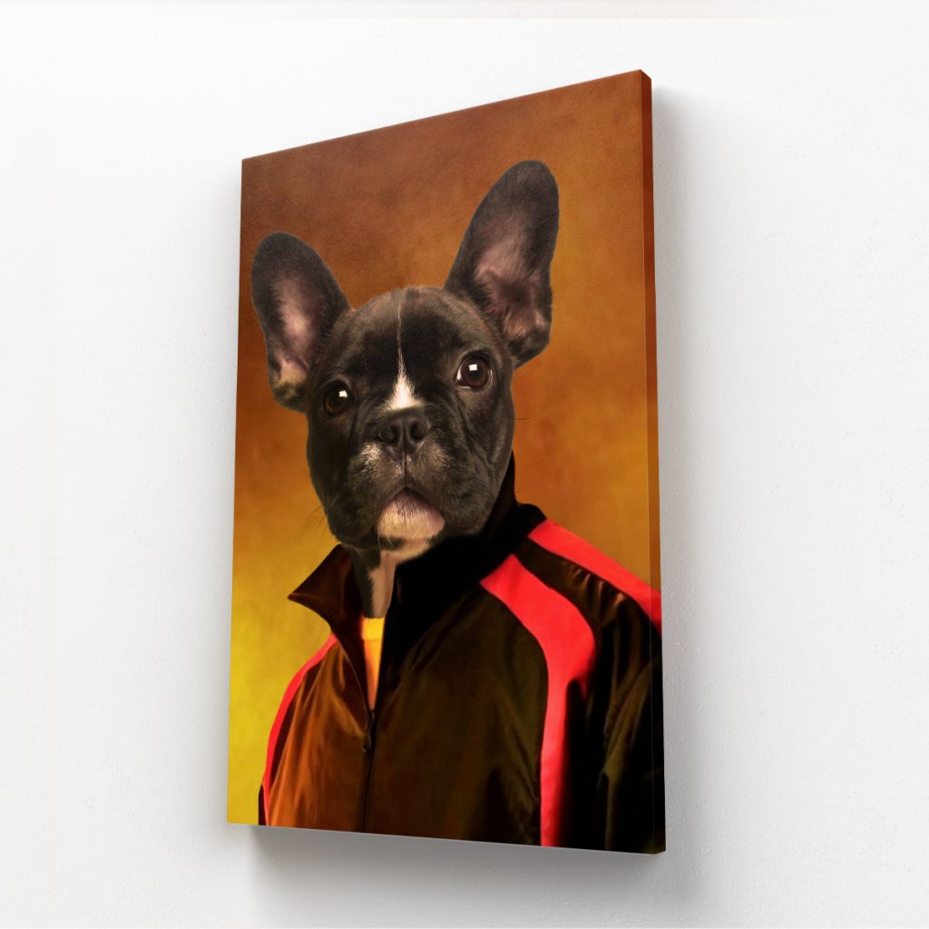 The Gray Man: Custom Pet Canvas - Paw & Glory - Dog Portraits - Pet Portraits