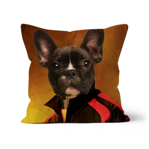 The Gray Man: Custom Pet Pillow - Paw & Glory - Dog Portraits - Pet Portraits