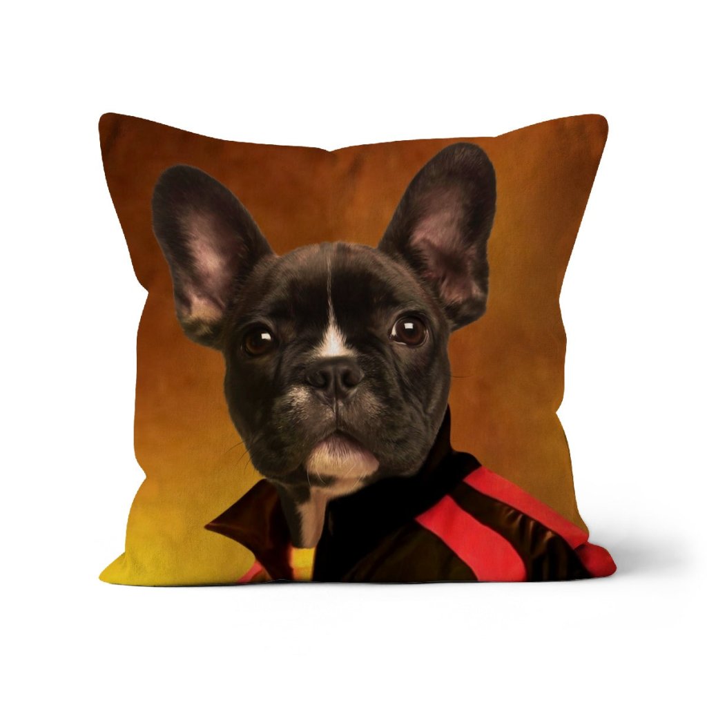 The Gray Man: Custom Pet Pillow - Paw & Glory - Dog Portraits - Pet Portraits