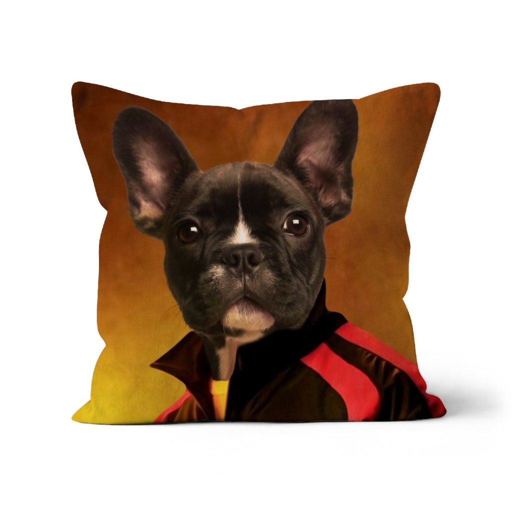 The Gray Man: Custom Pet Pillow - Paw & Glory - Dog Portraits - Pet Portraits