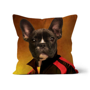 The Gray Man: Custom Pet Pillow - Paw & Glory - Dog Portraits - Pet Portraits