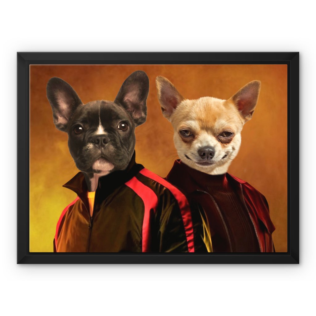 The Gray Men: Custom Pet Canvas - Paw & Glory - Dog Portraits - Pet Portraits