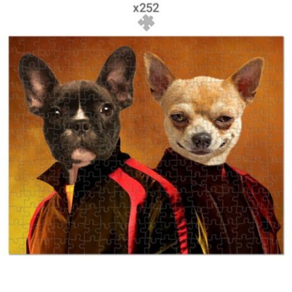 The Gray Men: Custom Pet Puzzle - Paw & Glory - Dog Portraits - Pet Portraits